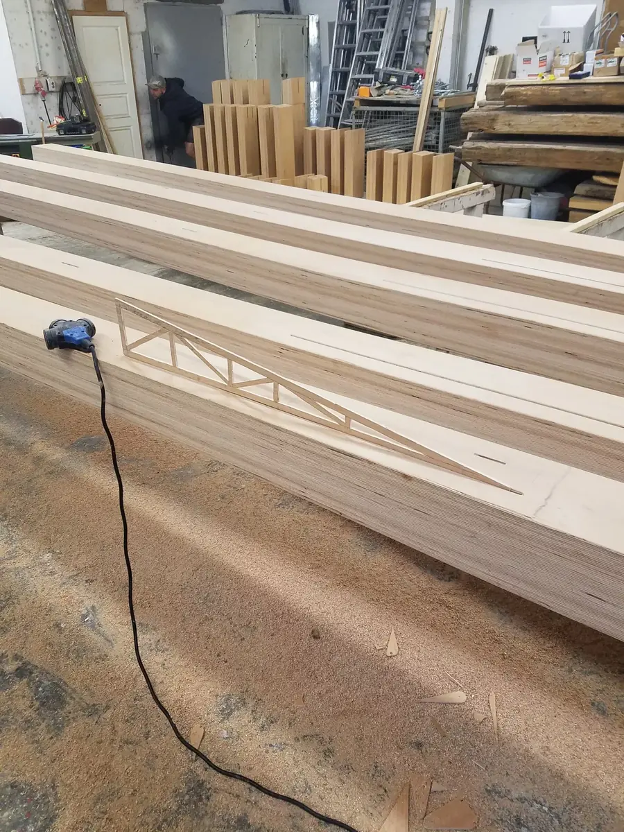 Baubuche Trägerelemente
